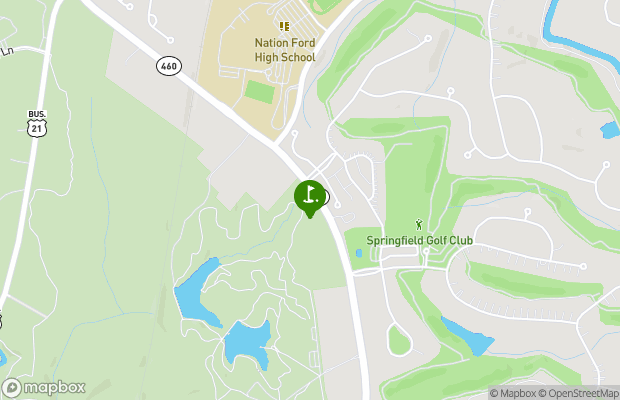 Springfield Golf Course map