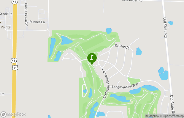 Cambridge Golf Club map