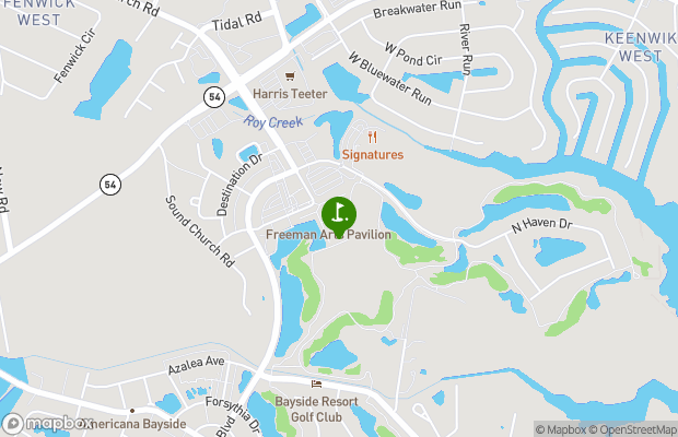 Bayside Resort Golf Club map