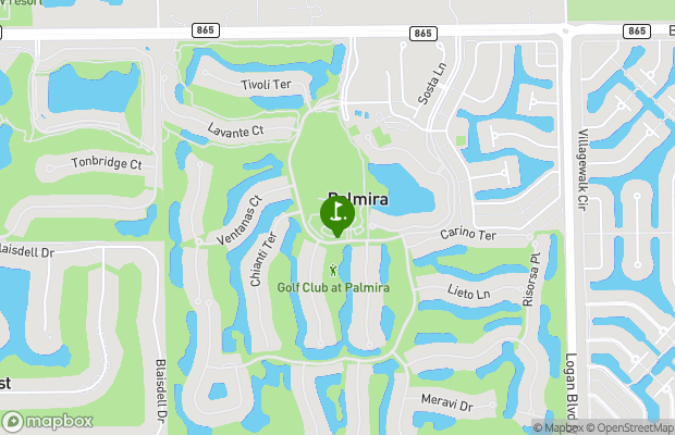 Palmira Golf and Country Club map