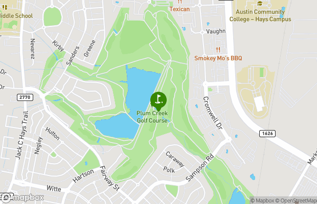 Plum Creek Golf Club map
