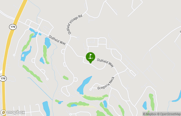Oldfield Golf Club map