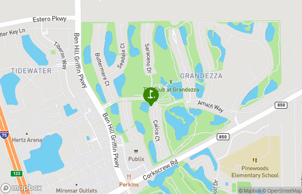 The Club At Grandezza map