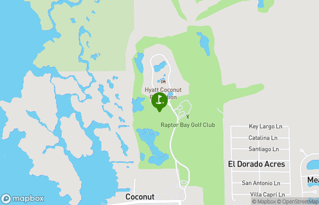 Raptor Bay Golf Club map