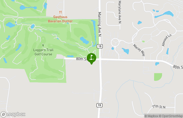 Loggers Trail Golf Club map