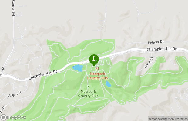 Moorpark Country Club map