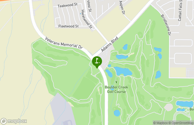 Boulder Creek Golf Club map