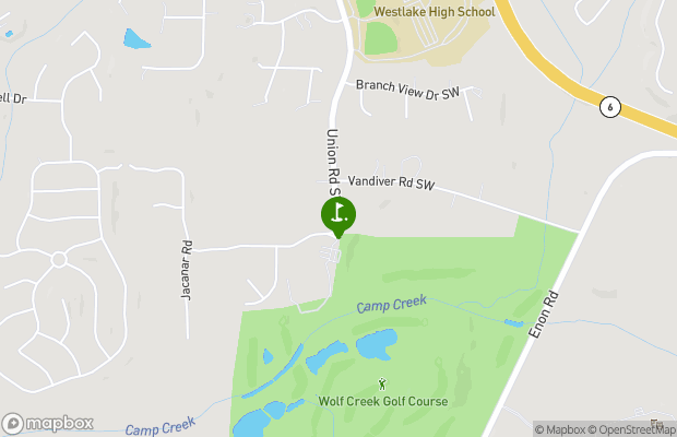 Wolf Creek Golf Course map