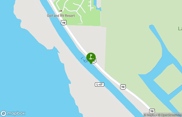 Blue Cypress Golf and RV Resort map