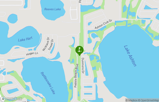 Lake Ashton Golf Club map