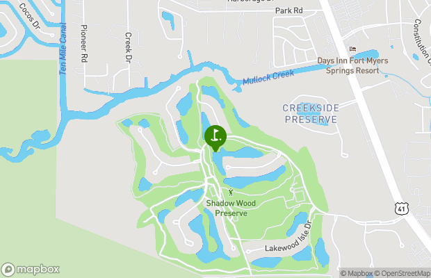 Shadow Wood Preserve map
