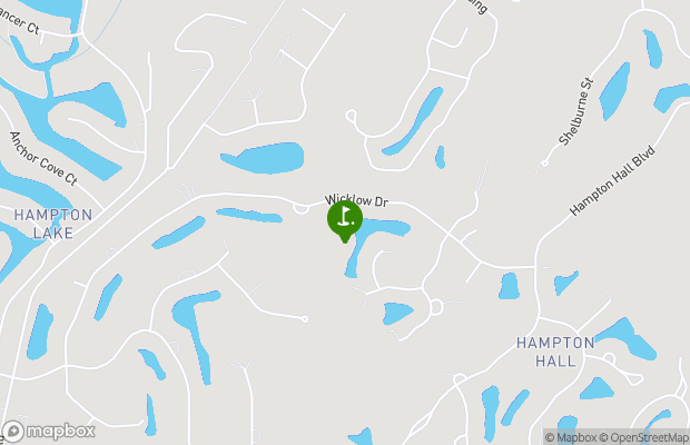 Hampton Hall Club map