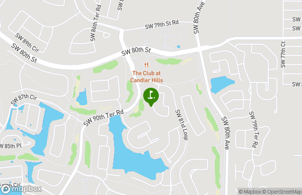 Candler Hills Golf and Country Club map