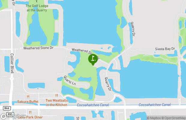 The Golf Lodge At the Quarry map