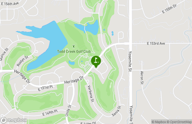 Heritage Todd Creek Golf Club map