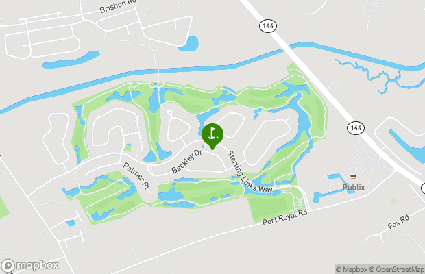 Richmond Hill Golf Club map