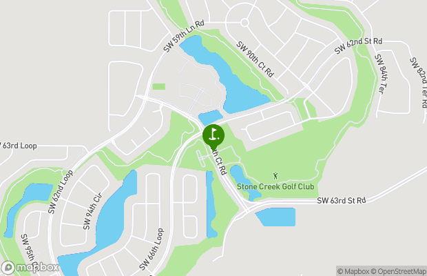 Stone Creek Golf Club map
