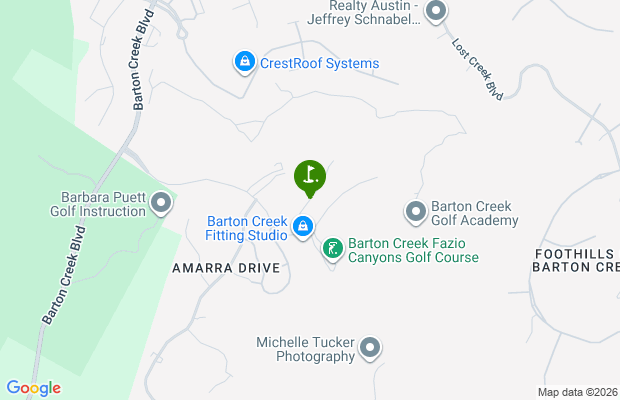 Fazio Canyons Golf Course map