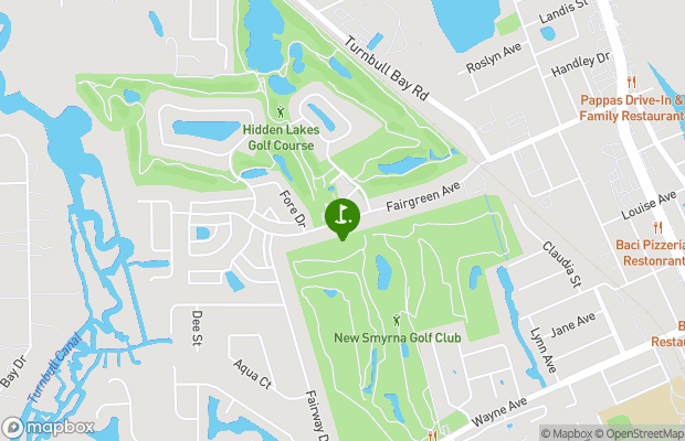 Hidden Lakes Golf Club map