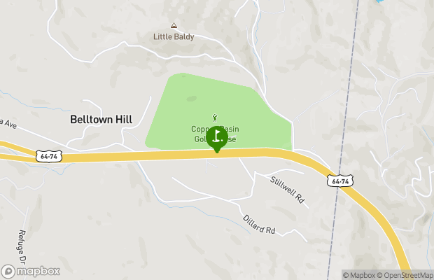 Copper Basin Golf Club map