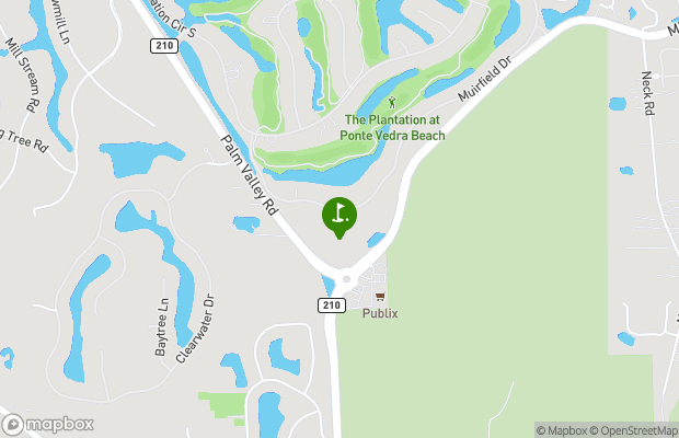 Plantation at Ponte Vedra map