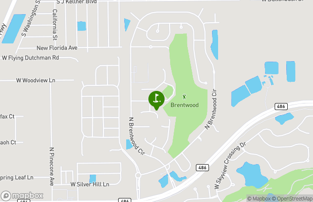 Brentwood Farms Golf Club map