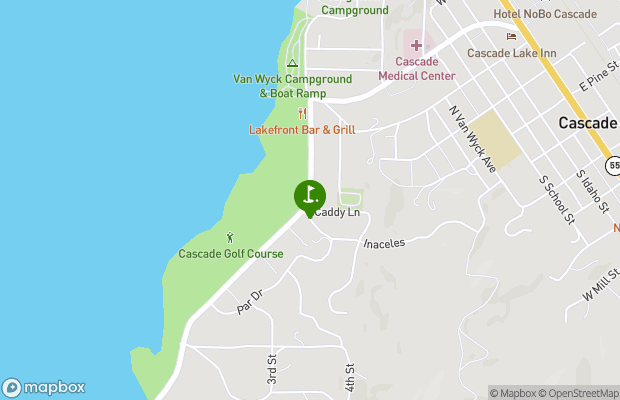 Cascade Golf Course map