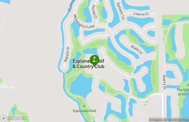Esplanade Golf and  Country Club map